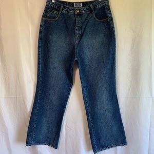 North crest SZ 18W wide leg jeans med. wash
